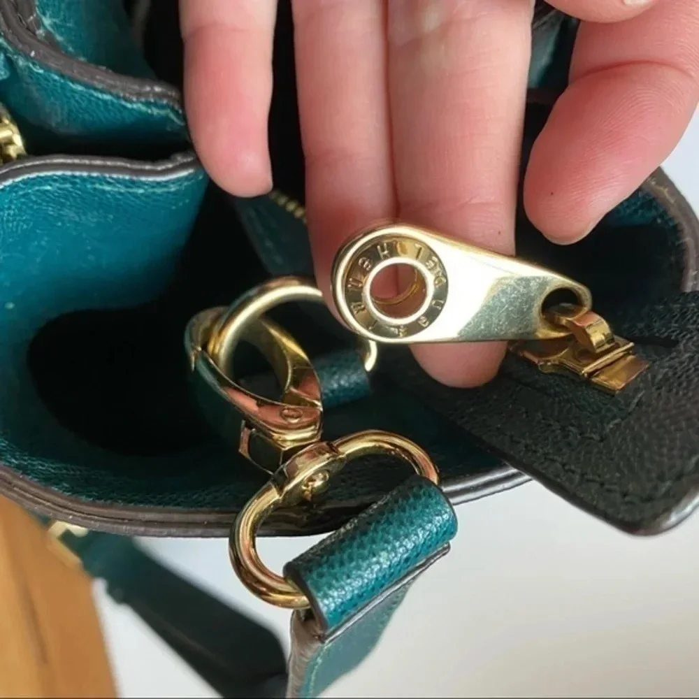 Henri Bendel • Rare Limited Edition Pebble Green A List Satchel - Picture 10 of 15